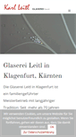 Mobile Screenshot of glasleitl.at